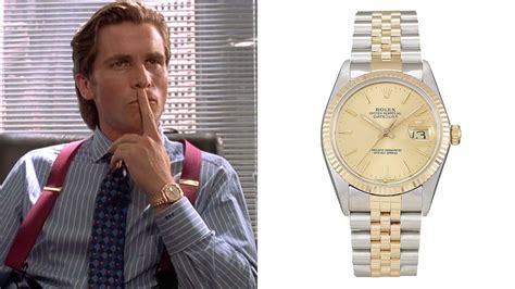 patrick bateman watch rolex.